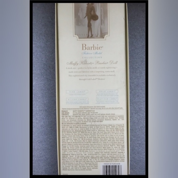 New Muffy Roberts Silkstone Gold Label Collector's Barbie with Box and Tissue - Picture 15 of 15